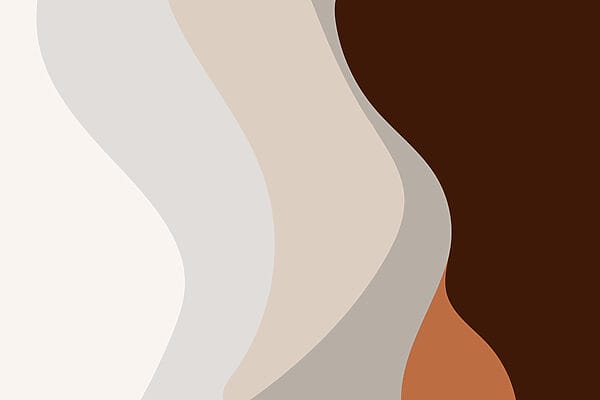 Flowing lines and soft hues interact. Flowing lines and soft hues interact.