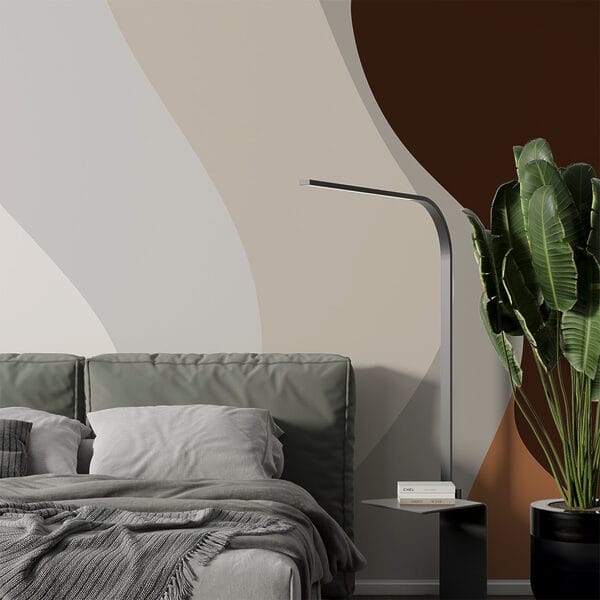 Flowing lines and soft hues interact. Flowing lines and soft hues interact.