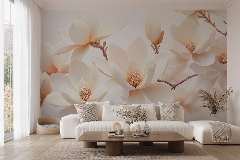 Group of white flowers