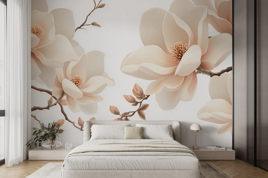 Elegant blossoms on graceful branches