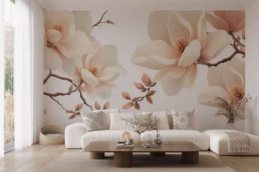 Elegant blossoms on graceful branches