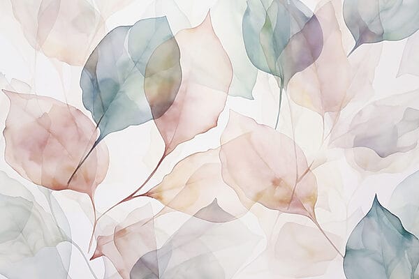 Soft hues of delicate leaves. Soft hues of delicate leaves.