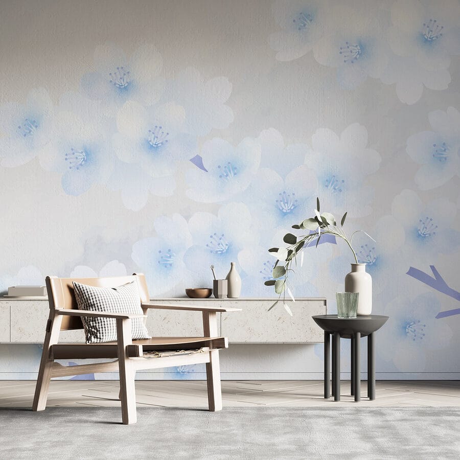 Wall murals Delicate blooms in soft hues. - Image 2
