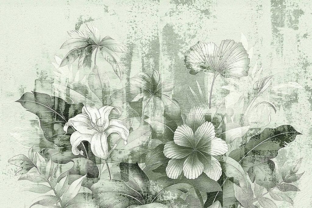 Delicate flora on textured backdrop Delicate flora on textured backdrop