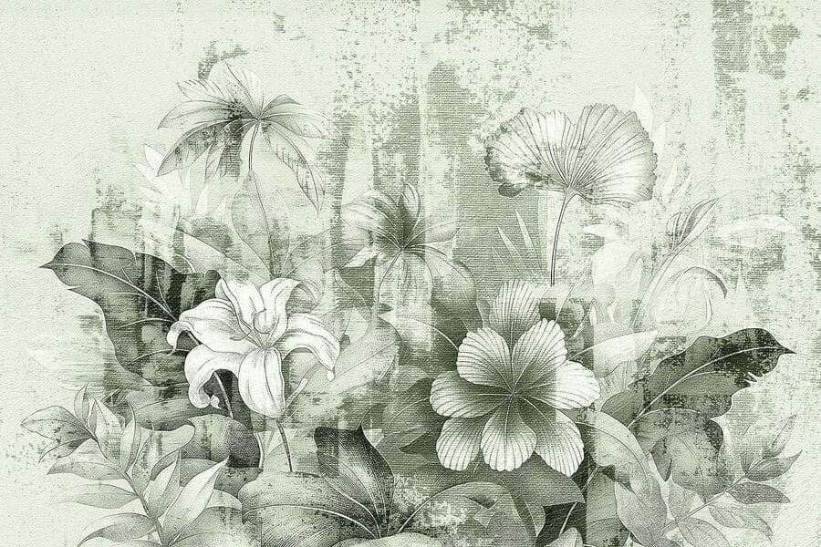 Delicate flora on textured backdrop Delicate flora on textured backdrop