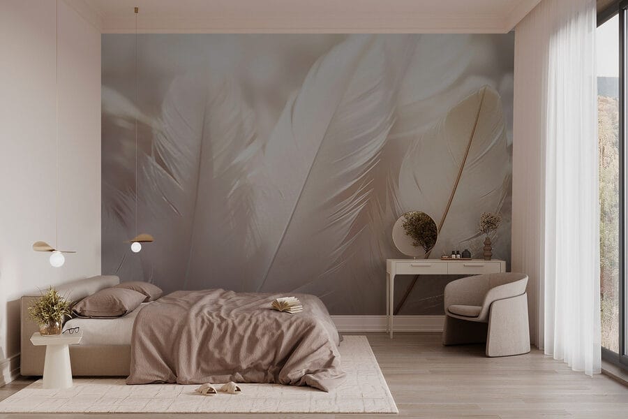 Soft elegance of delicate feathers Soft elegance of delicate feathers