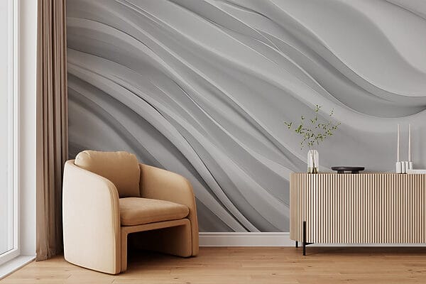White background with wavy lines White background with wavy lines