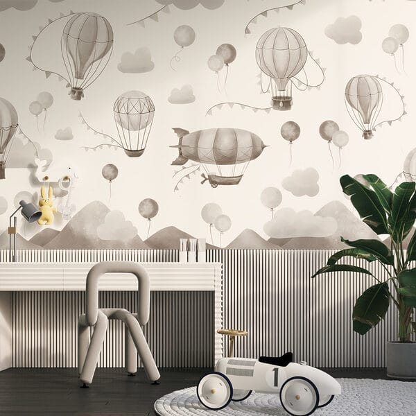 Pattern of hot air balloons and mountains w08765v1pir1ms 600x600 - Pattern of hot air balloons and mountains
