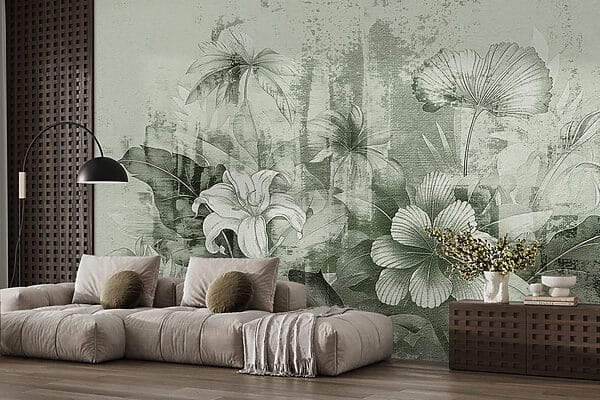 Delicate flora on textured backdrop Delicate flora on textured backdrop