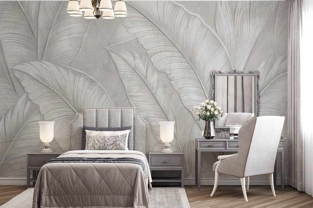 White wallpaper with feathers White wallpaper with feathers