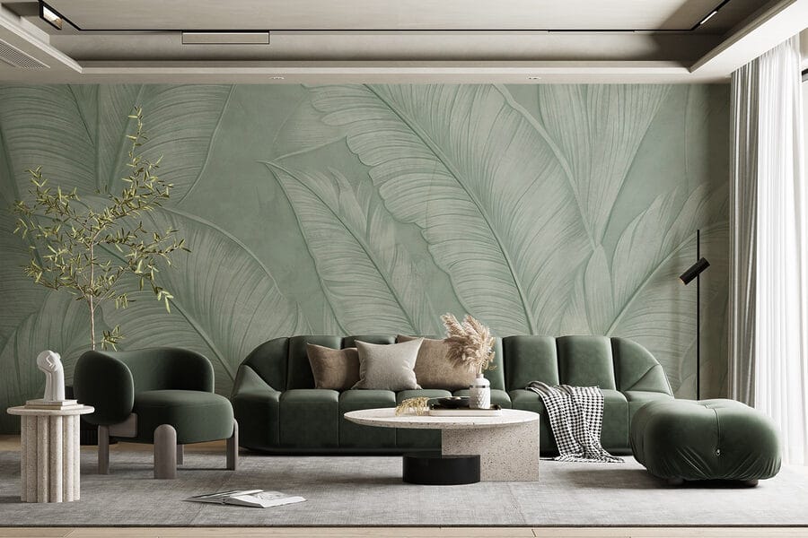 Serene green foliage in harmony