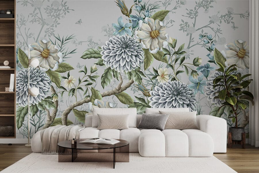 Delicate floral arrangement in soft hues Delicate floral arrangement in soft hues