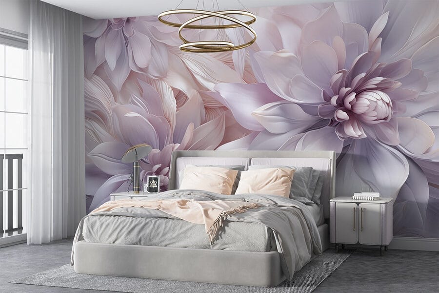 Group of flowers with petals Group of flowers with petals