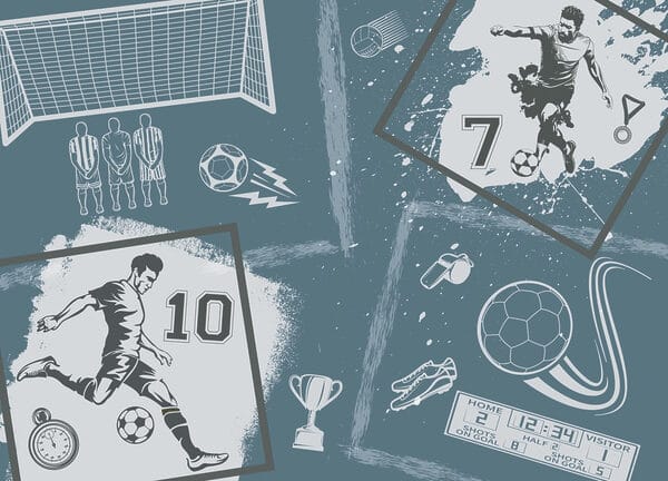 Collage of various sports images Collage of various sports images