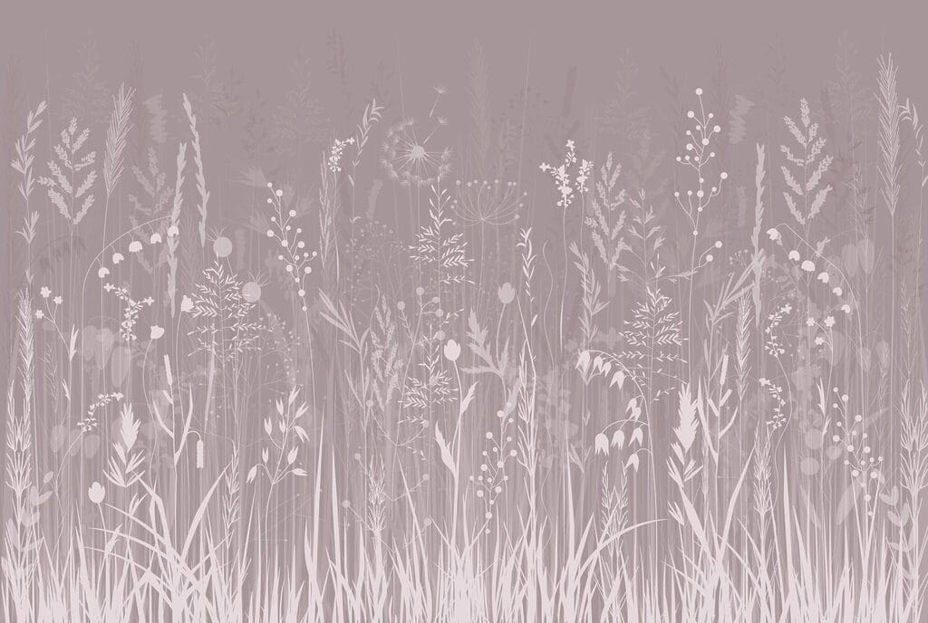 Field of flowers and grass Field of flowers and grass