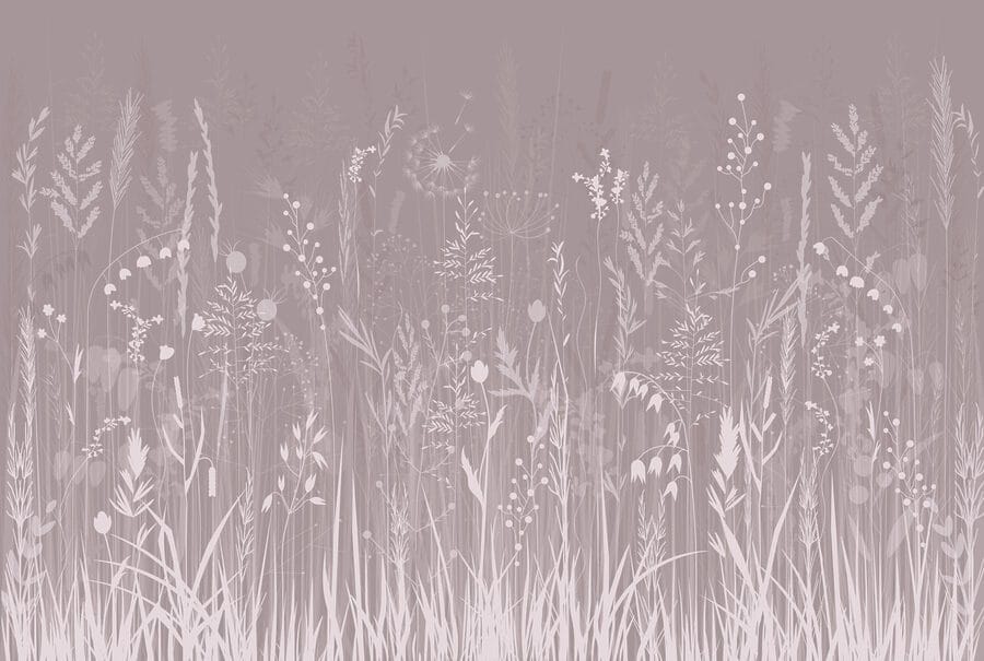 Field of flowers and grass