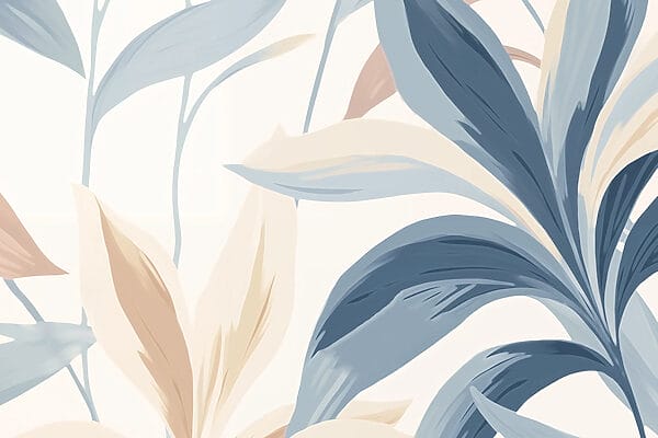Natural hues and flowing shapes Natural hues and flowing shapes