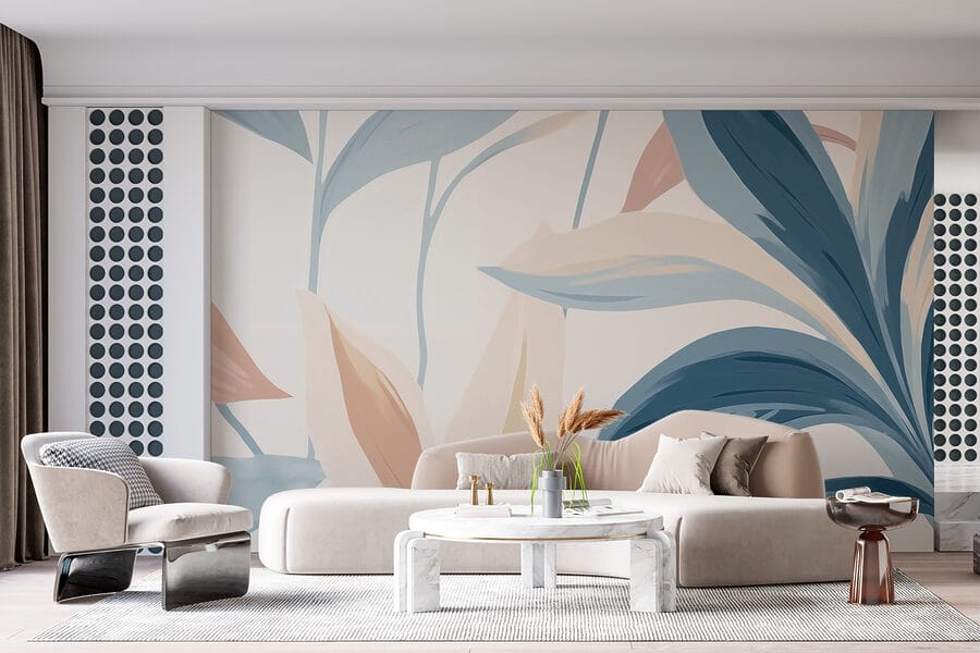 Natural hues and flowing shapes Natural hues and flowing shapes