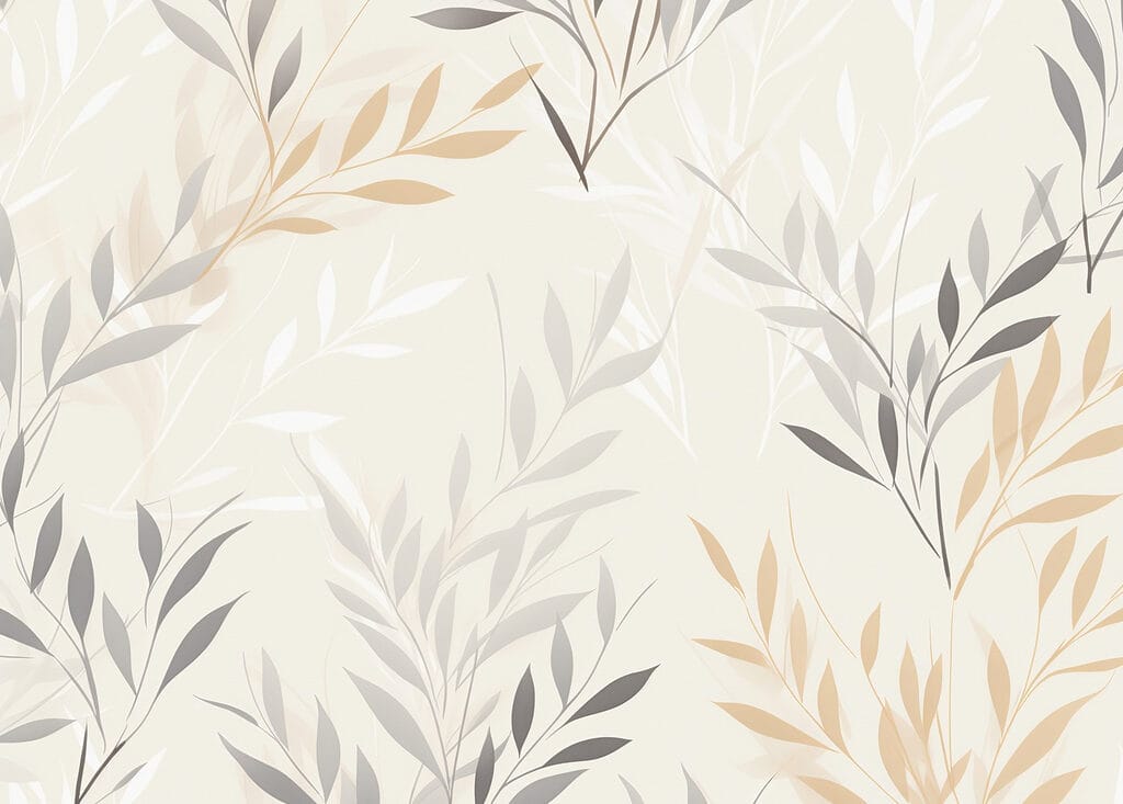 Pattern of leaves on a white background Pattern of leaves on a white background