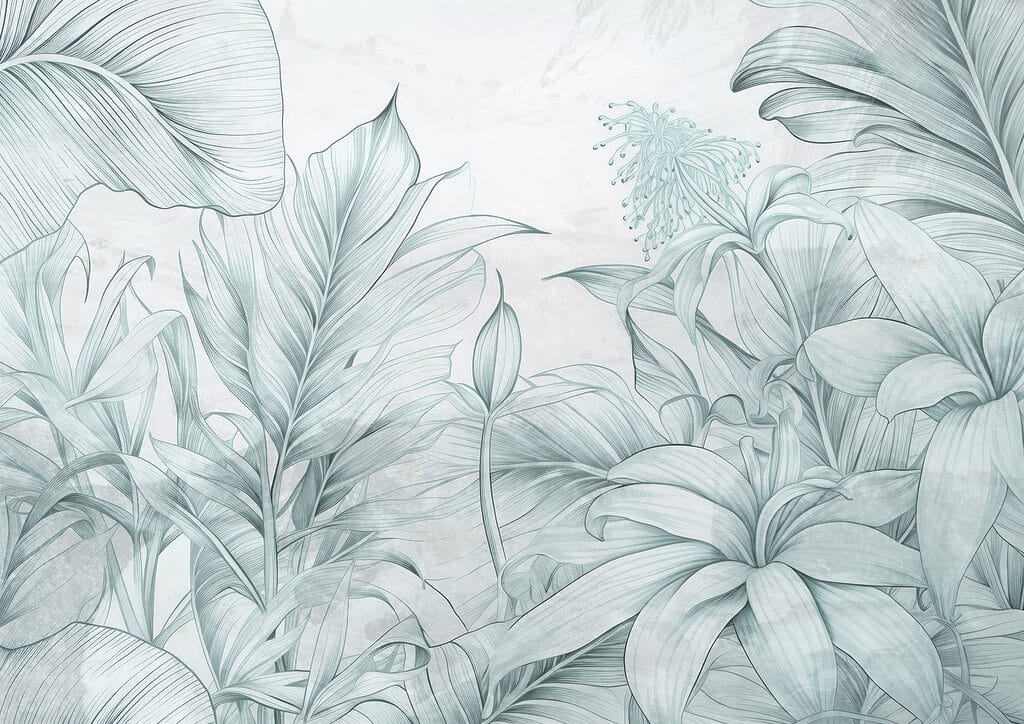 Delicate leaves in soft tones. Delicate leaves in soft tones.