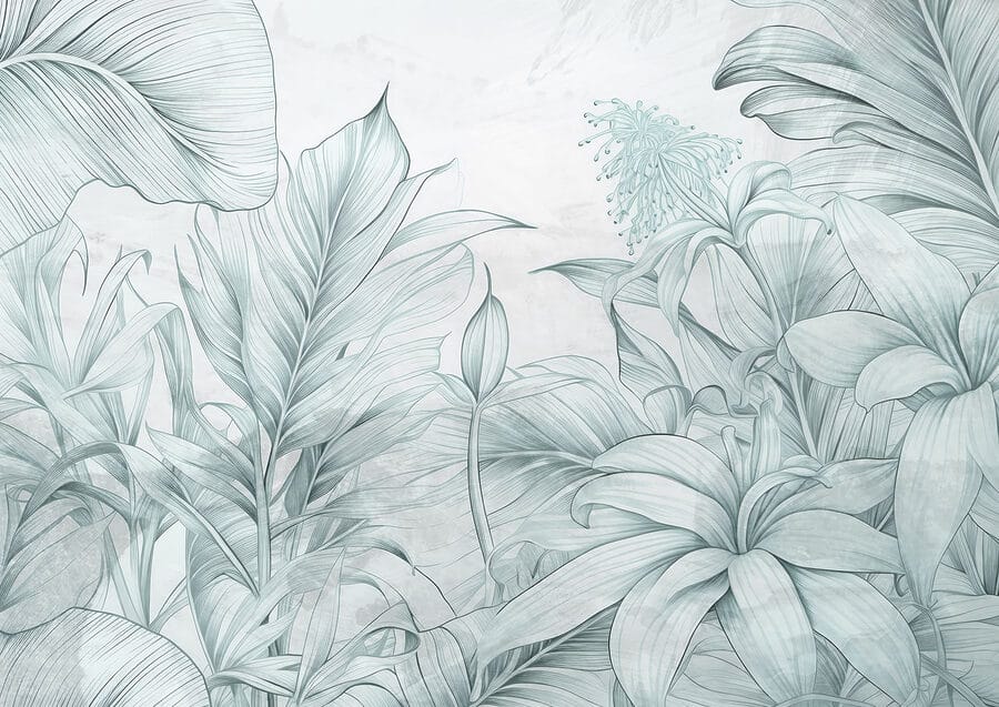 Delicate leaves in soft tones. Delicate leaves in soft tones.