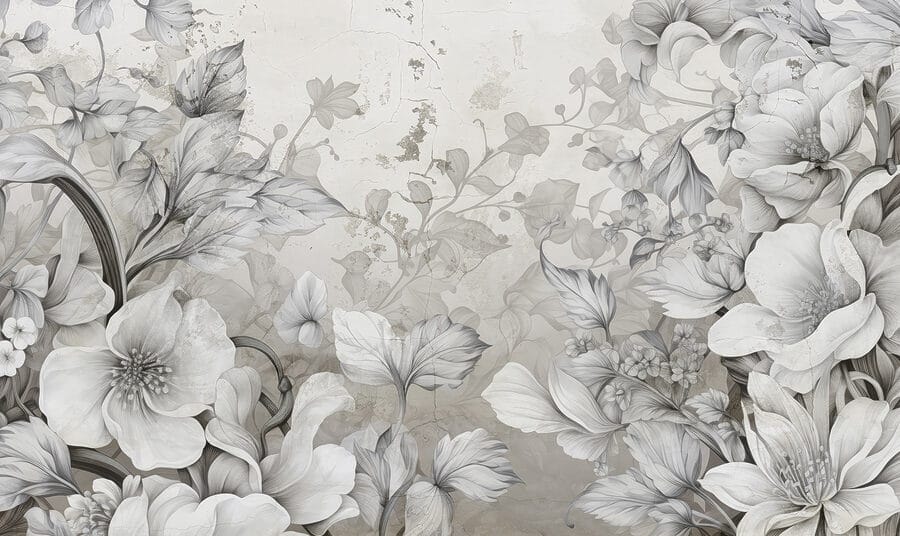 Delicate blooms in soft hues
