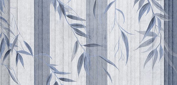 Serene leaves on soft textures Serene leaves on soft textures