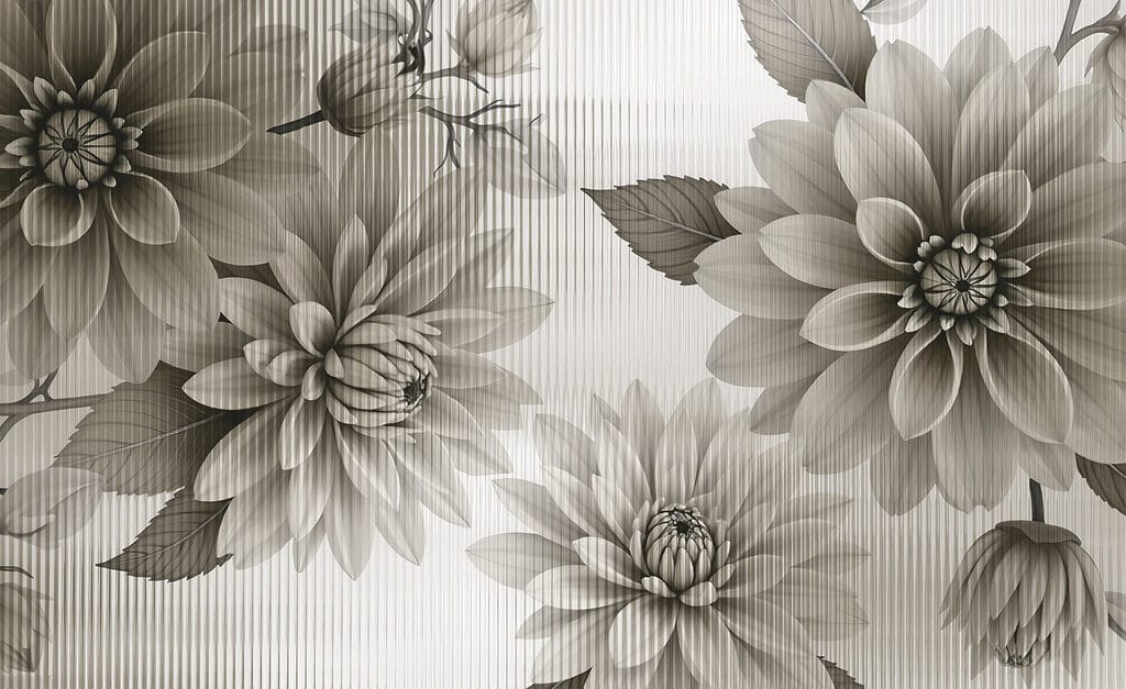 Elegant floral design in muted tones Elegant floral design in muted tones