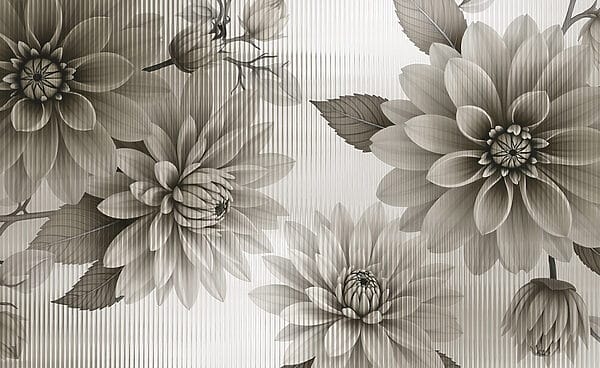 Elegant floral design in muted tones Elegant floral design in muted tones