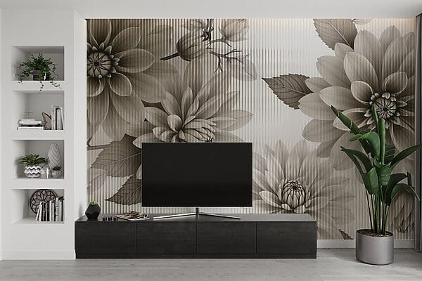 Elegant floral design in muted tones Elegant floral design in muted tones