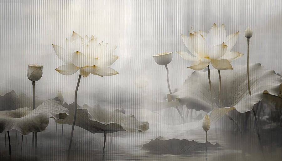 Painting of flowers and leaves Painting of flowers and leaves