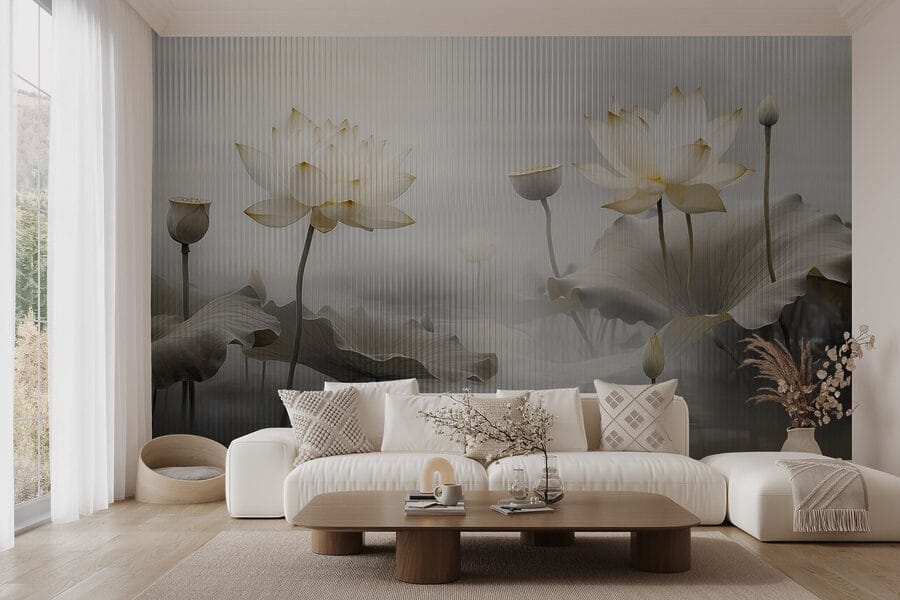 Painting of flowers and leaves Painting of flowers and leaves