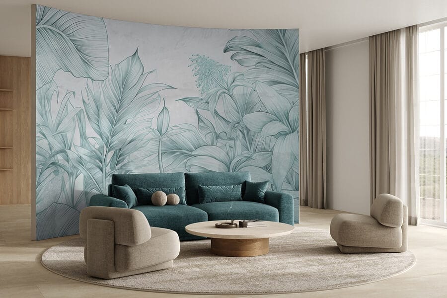 Delicate leaves in soft tones. Delicate leaves in soft tones.