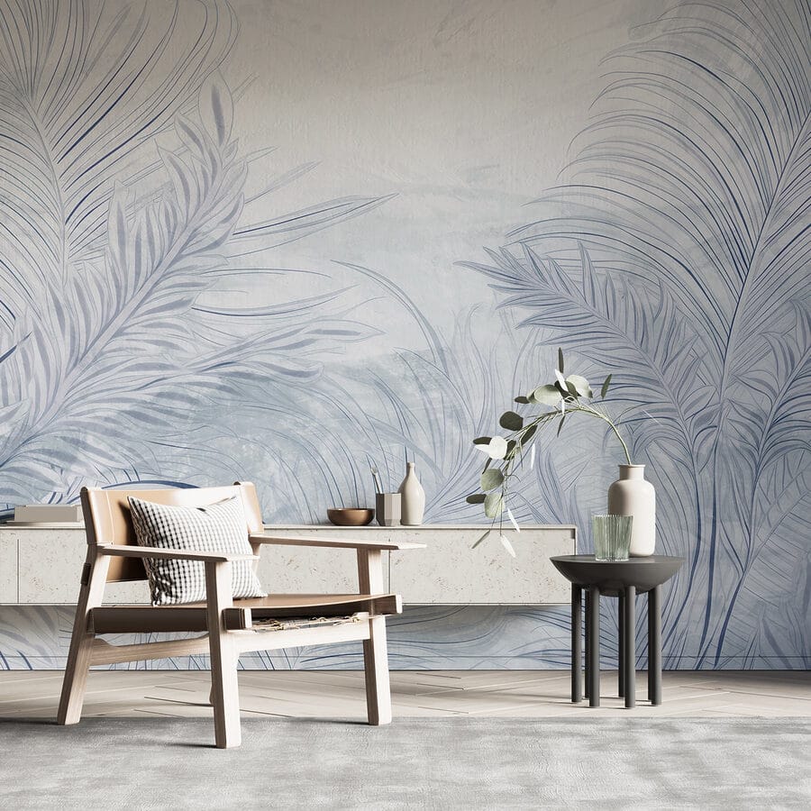 Nature’s calming, soft palm leaves