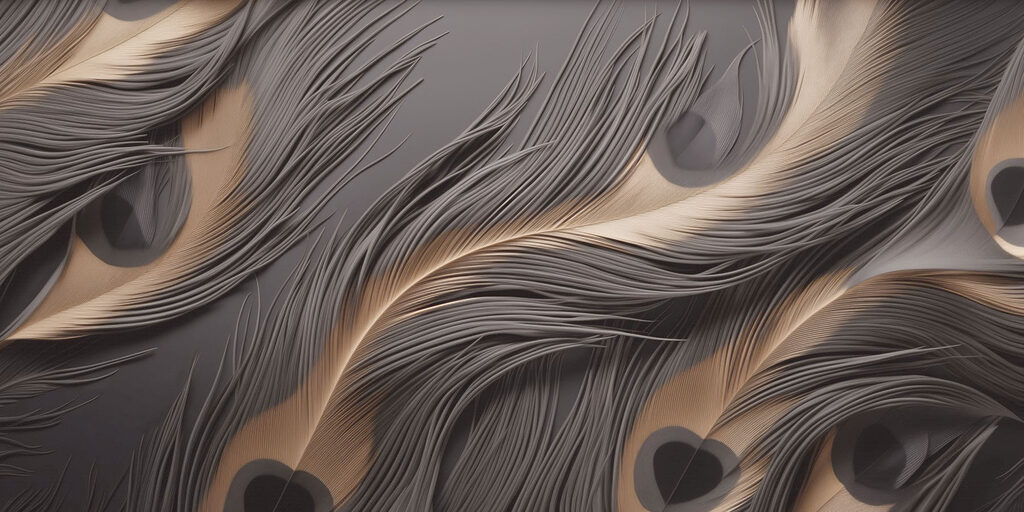 Fluid lines in monochromatic harmony. Fluid lines in monochromatic harmony.