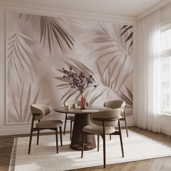 Nature’s elegant palm leaves in harmony Nature’s elegant palm leaves in harmony