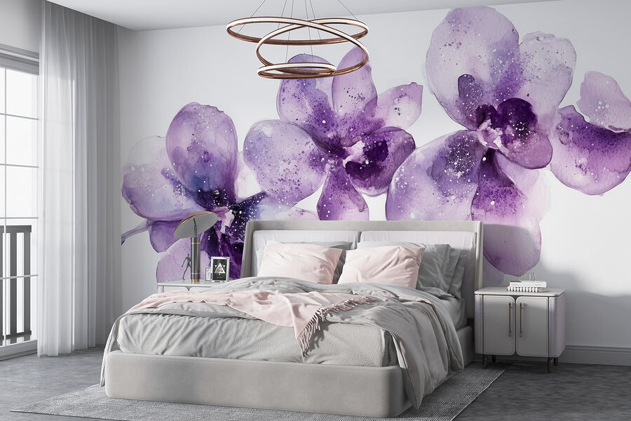 Group of purple flowers