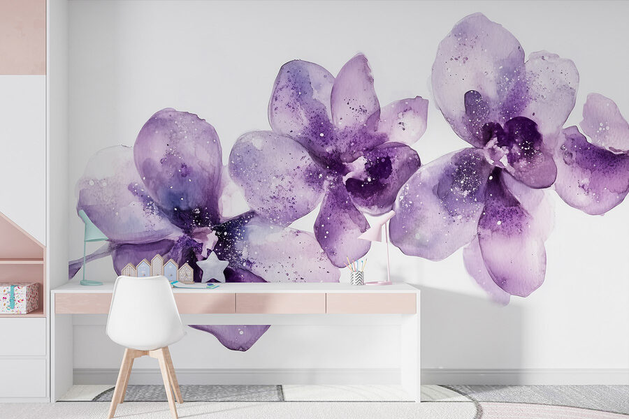 Group of purple flowers