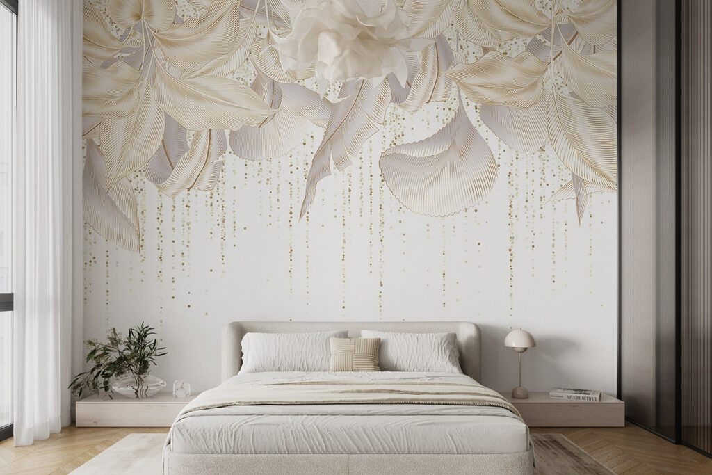 Delicate leaves with subtle textures Delicate leaves with subtle textures