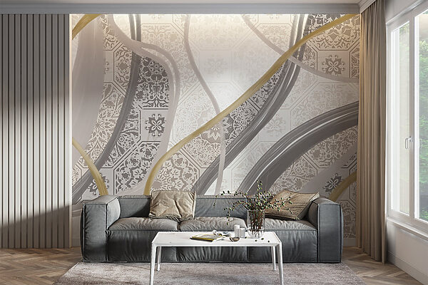 Sleek patterns in gentle hues Sleek patterns in gentle hues