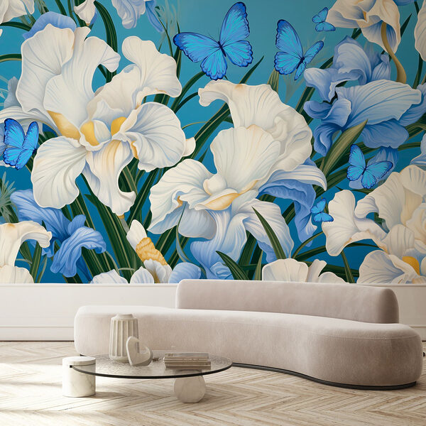 Beautiful blooms and vibrant butterflies Beautiful blooms and vibrant butterflies
