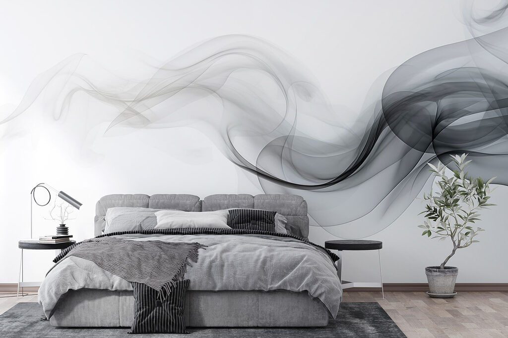 Black and white smoke Black and white smoke