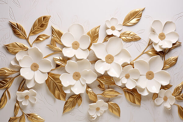 Elegant floral decor with soft colors Elegant floral decor with soft colors
