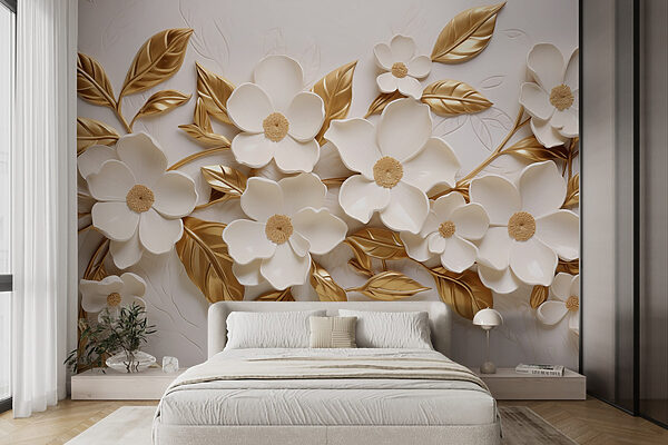 Elegant floral decor with soft colors Elegant floral decor with soft colors