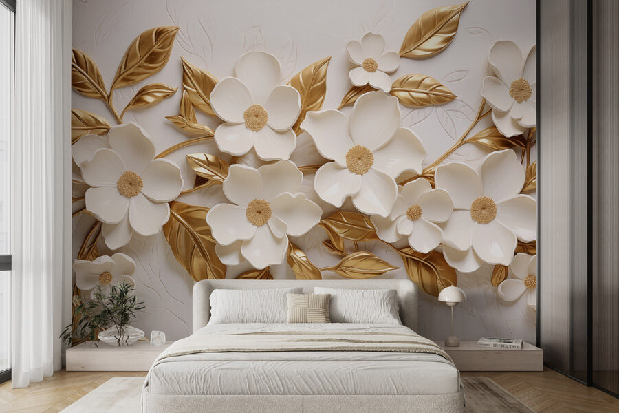 Elegant floral decor with soft colors