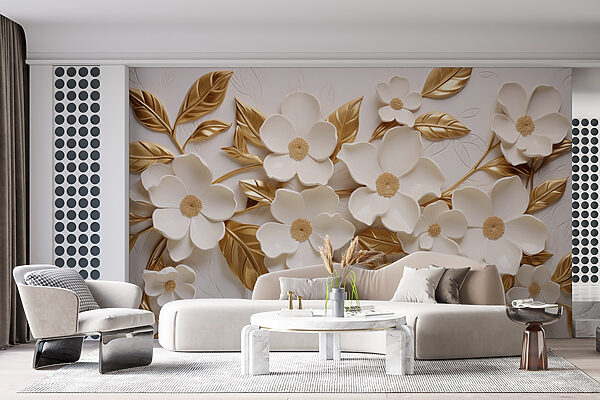 Elegant floral decor with soft colors Elegant floral decor with soft colors