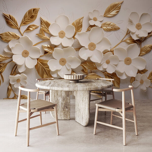 Elegant floral decor with soft colors Elegant floral decor with soft colors