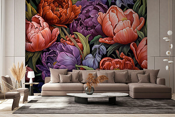 Vibrant blooms in rich colors Vibrant blooms in rich colors