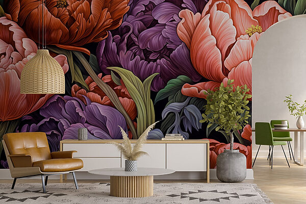 Vibrant blooms in rich colors Vibrant blooms in rich colors