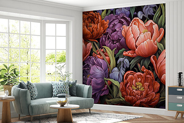 Vibrant blooms in rich colors Vibrant blooms in rich colors